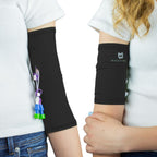 Mighty Well PICCPerfect PICC Line Cover: Soft Touch Double Layer PICC Line Arm Cover | Solid Black, Medium