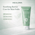 Hlonns Healora Intertrigo Cream, Skin Fold Care & Chafing Support Cream, With Zinc Oxide Undecylenic Acid, Witch Hazel Extract, Tea Tree Oil, Supports Skin Comfort, for Friction-Prone Areas, 2 oz (2)