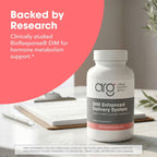 ARG DIM Enhanced Delivery System - Supports Estrogen Metabolism - Delivers 300 mg Bioavailable Diindolylmethane Complex - Vegetarian & Soy-Free - 30 Servings - 120 Capsules