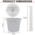 JODDMTTY SP-HP Pool Skimmer Baskets for Inground Pools,Skimmer Basket for Hayward Skimmer SP1070, Pacfab, Jacuzzi Deckmate, SwimQuip, and American Products Skimmers,with Tower and Handle