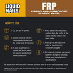 Liquid Nails Fiberglass Reinforced Panel (FRP) 1 gal. Low VOC Adhesive (Pack of 6)