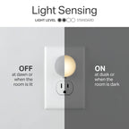 Lights by Night, LED Night Lights Plug Into Wall, 10-Pack, Dusk to Dawn Auto On/Off Sensor, Soft White, Plug In Nightlight Perfect for Adults, Kids, Bedroom, Bathroom, Hallway, Kitchen