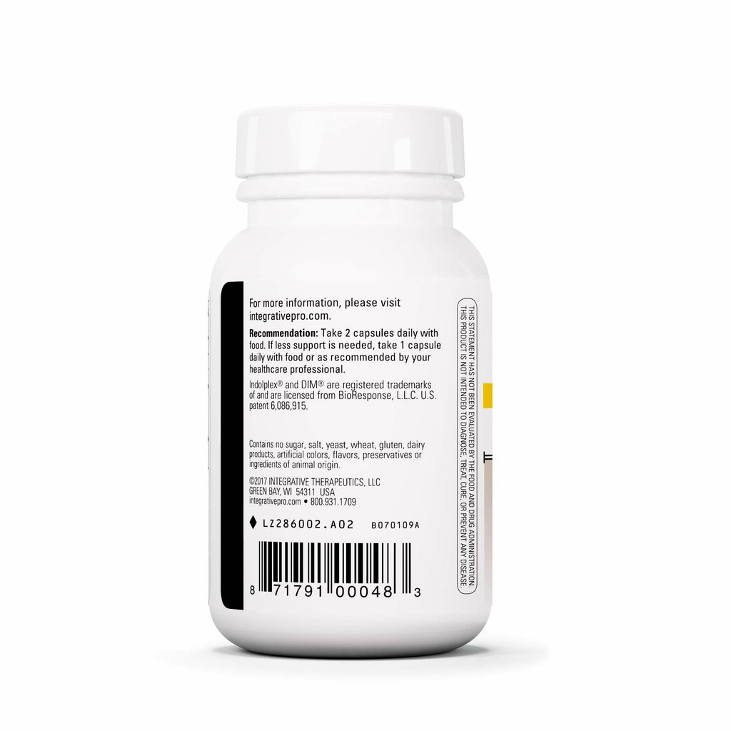 Integrative Therapeutics Indolplex – 240mg Bioavailable DIM for Hormone Balance Support* - Supports Estrogen Metabolism* - Gluten-Free & Dairy-Free - 60 Capsules (30 Servings)