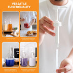 Half-Gallon Laundry Detergent Dispenser Glass with Pump | 64 oz