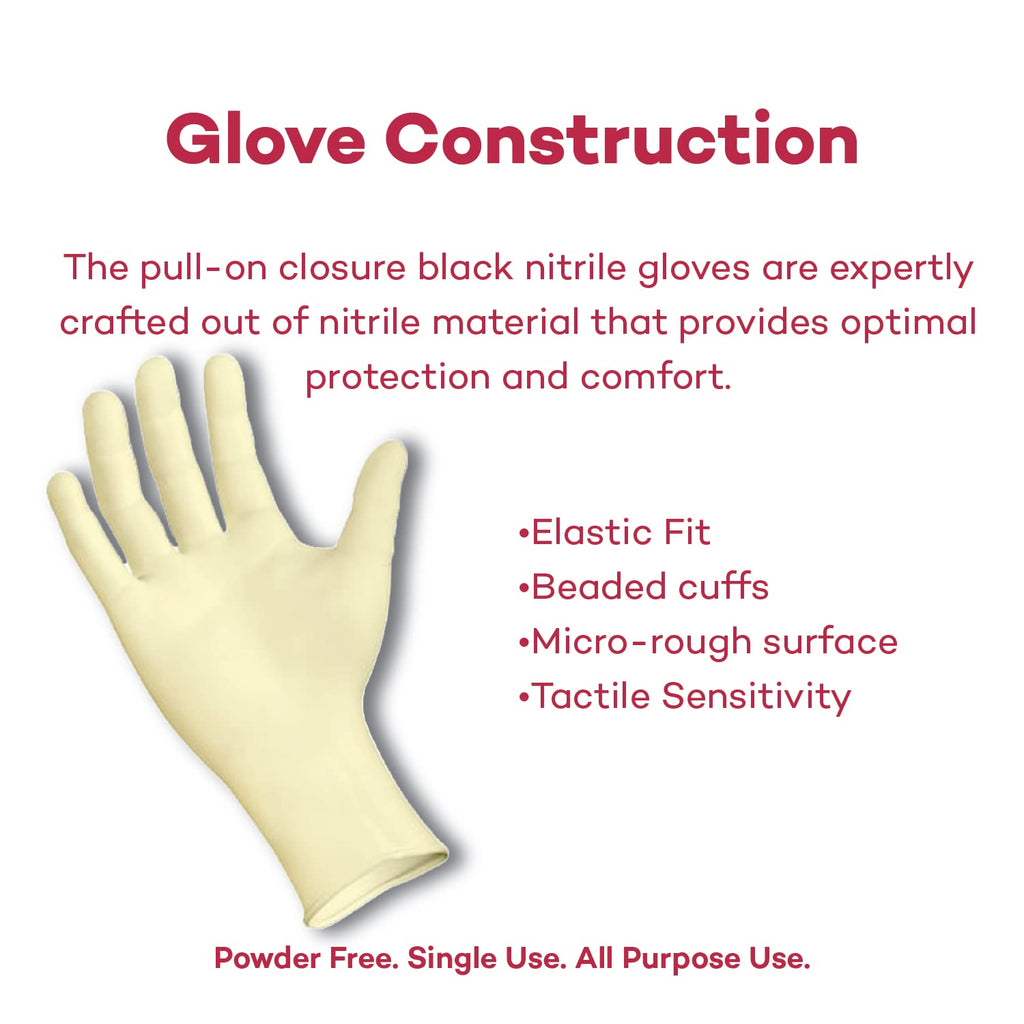 Dealmed Disposable Latex Gloves – Medical Gloves, Multi-Layer, Size 7, 50 Pairs Per Box