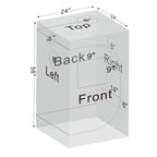 24"x24"x55" 600D Mylar Hydroponic High Reflective Grow Tent for Plants