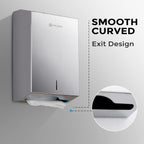 Pollock Paper Towel Dispenser Wall Mount,SUS 304 Stainless Steel