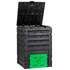 JupiterForce 120 Gallon Large Compost Bin, BPA Free Outdoor Composting Tumblers for Garden Patio, Easy Assembling, Fast Creation of Fertile Soil, Lightweight
