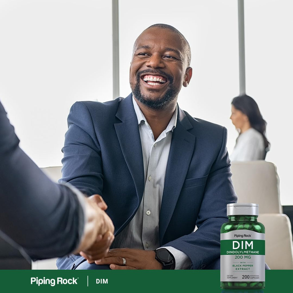 Piping Rock DIM Supplement | 200 mg | 200 Capsules