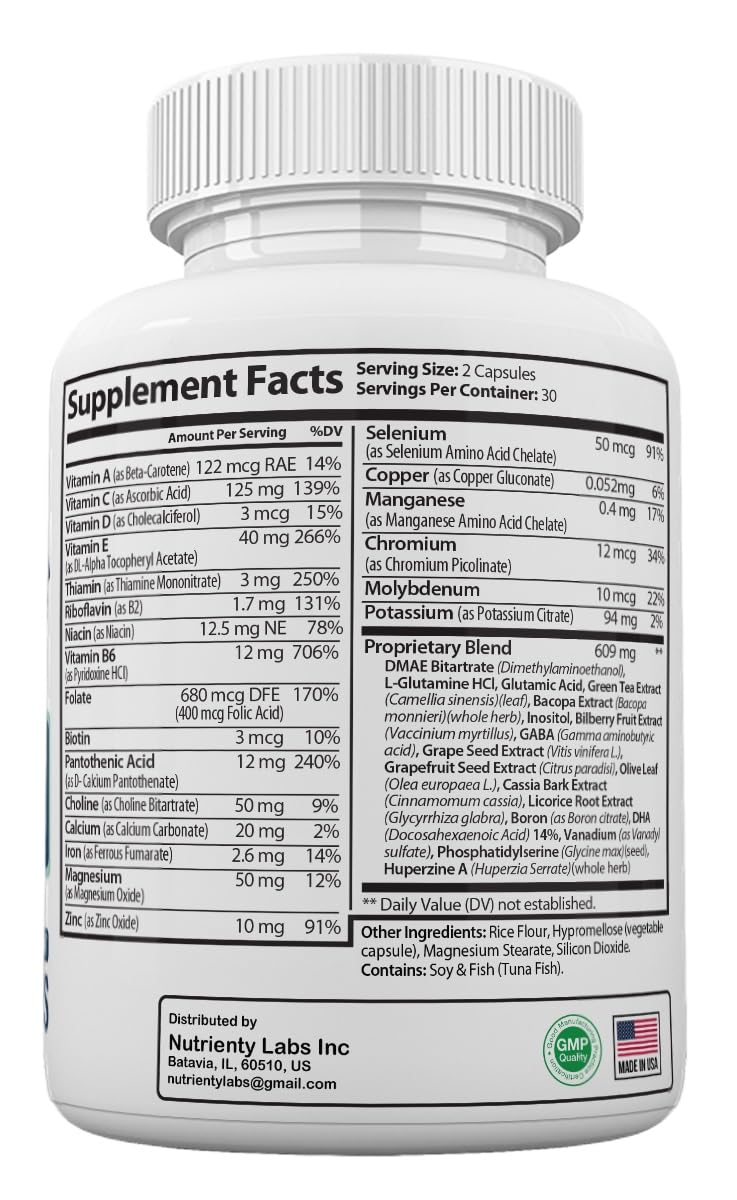 (2 Pack) Neuro Surge Brain and Memory Support Supplement, Neuro Surge Pills Premium Formula, 120 Capsules