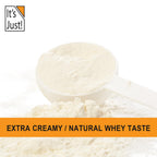 It's Just! - 100% Whey Protein Concentrate, Grass-Fed Pasture Raised, Made in Australia, RBST/rBGH Hormone Free, Premium WPC-80, No Added Flavors (Grass-Fed Unflavored, 1.25 Pound)