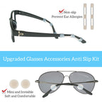 ESSSO Eye Glass Repairing Kit,Upgraded Eyeglass Repair Kit with Screws(Gold and Silver)，5-in-1 Eyeglass Screwdriver,Eyeglass Nose Pads,Eyeglass Ear Grips,Tweezer for Sunglasses,Eyeglass,Watch Repair