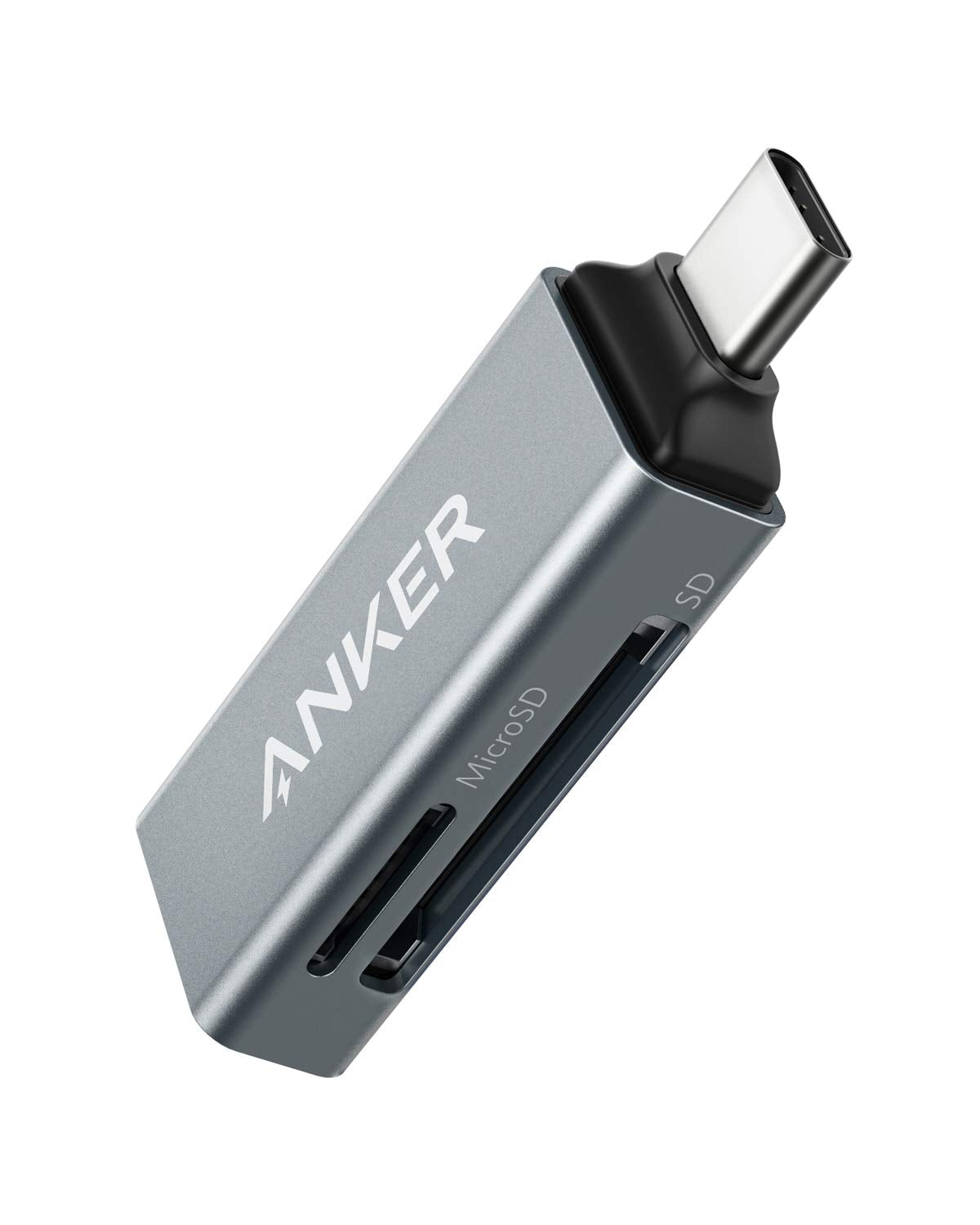 Anker SD Card Reader USB C, Dual Slots USB Type C to Micro SD Card Adapter