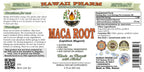Hawaii Pharm Maca Root Alcohol-Free Liquid Extract, Professional Grade, Small Batch Maca (Lepidium Meyenii) Whole Dried Plant Glycerite, 2oz