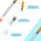 0.5ml/cc 30G 5/16" (8mm) Syringes, Individually Wrapped - Box of 100