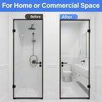 EROSMILE Hard Water Stain Remover, Shower Glass & Shower Door Cleaner, Removes Calcium Build Up for Toilet Bowl & All Household Cleaner -16.91oz