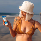 Badger Reef Safe Sunscreen, Unscented SPF 40 Sport Mineral Sunscreen, 98% Organic, Water Resistant Zinc, Approved for Hawaii & Mexico Reefs, 2.9 fl oz, 3-Pack