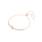 Swarovski One bracelet, Heart, Pink, Rose gold-tone finish