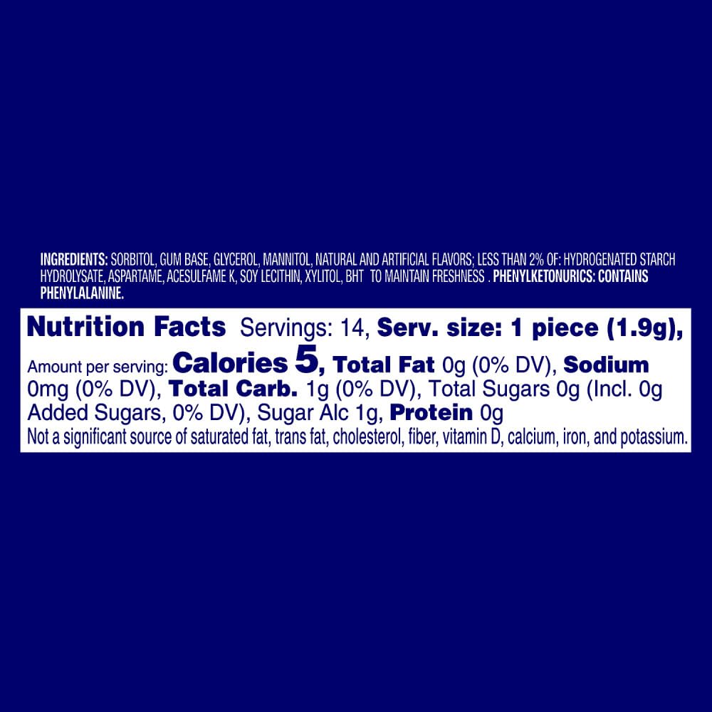 ORBIT Peppermint Sugar Free Gum Individually Wrapped, Bulk Packs of Gum, 12 Packs of 14-Pieces (168 Total Pieces)