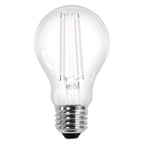 Sylvania A19 Clear LED White Filament Bulb, 6.5W, Dimmable, 800 LMS, Medium Base, 2700K, Soft White - 2 Pack (42170)