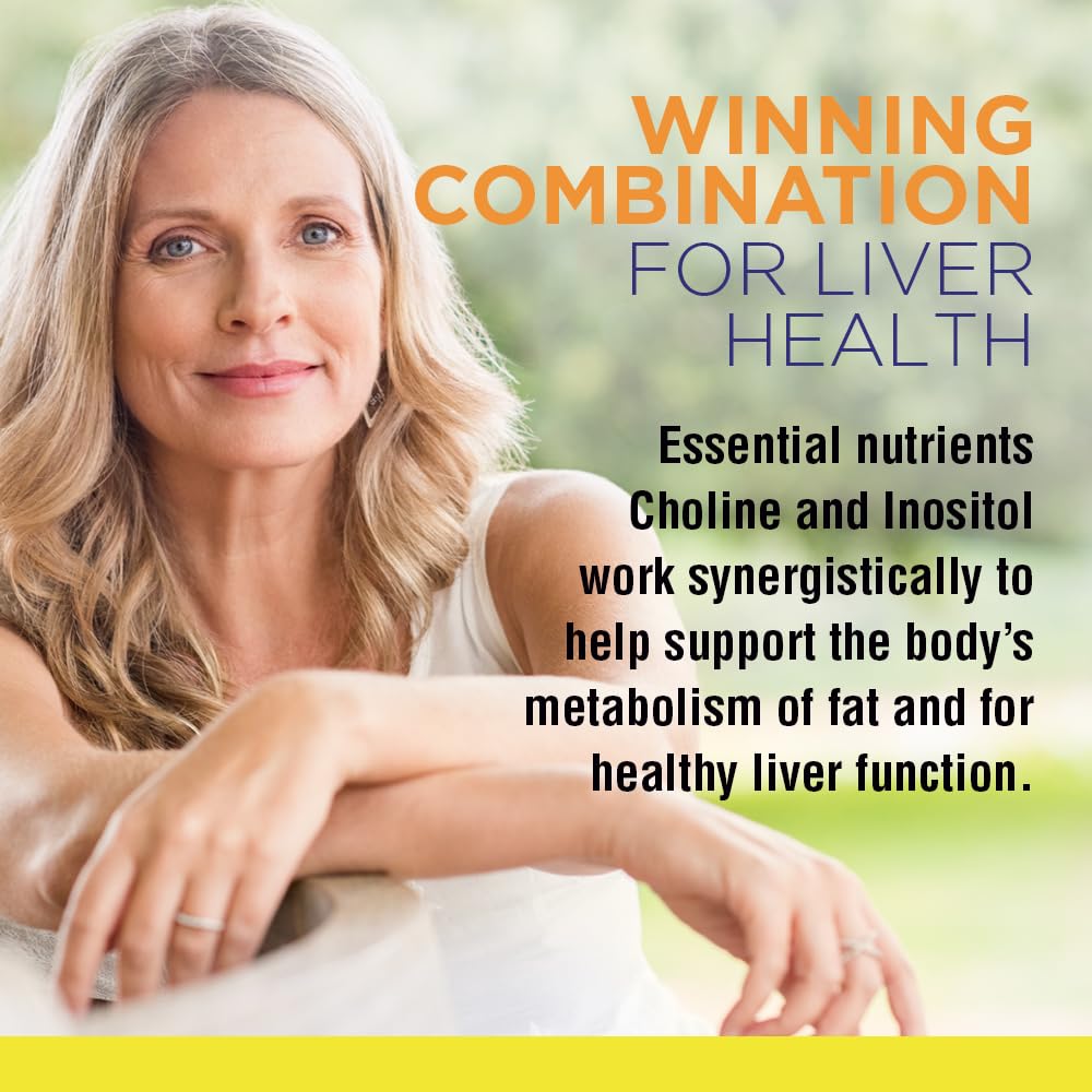 Nature's Life Lipotropic Complex | Comprehensive Support for Healthy Liver Function | with Choline & Inositol | Non-GMO | 180 Vegetarian Tablets