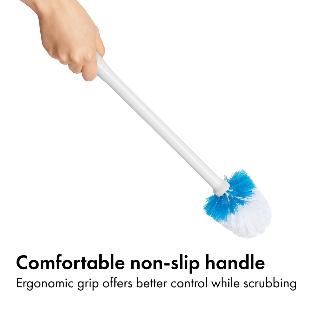 OXO Good Grips Compact Toilet Brush & Canister with Automatic Canister Door