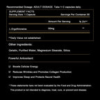 SUPER-SYN L-Ergothioneine 50mg of Ultra-Pure, Antioxidant Dietary Supplement, Cellular Health, Cognitive Health, Longevity, Gluten-Free, Vegetarian, Non-GMO
