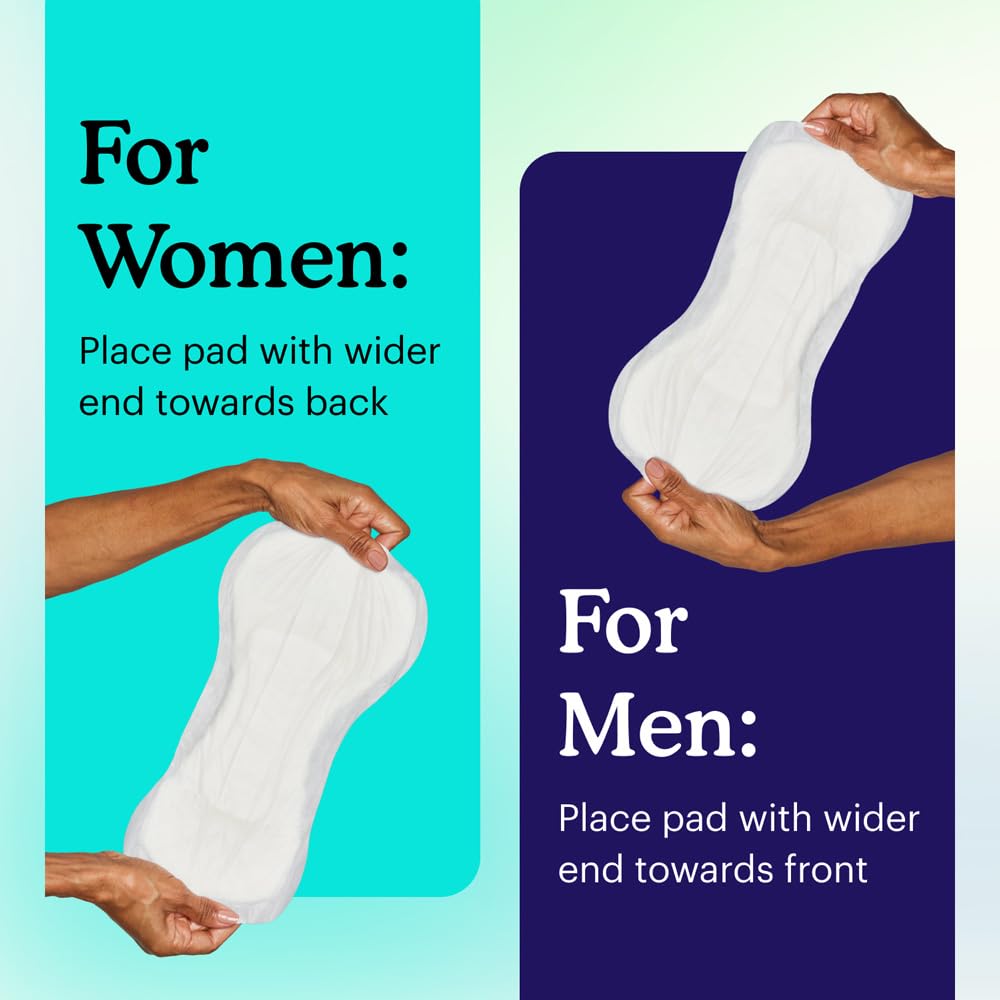 Because Overnight Booster Pads Fit All Adult Diapers, Helps Keep Your Adult Diaper Active All Night, Adds 4 Cups to Incontinence Underwear, Extra Absorbency, 22 Count (Packaging May Vary)