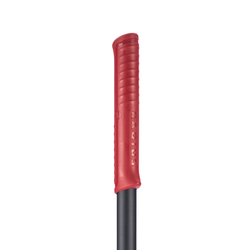 Root Slayer RS225 Long Handle Garden Shovel, Fiberglass Shaft, Black