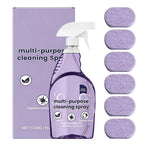 Yonynn Spray Oven Cleaner & All-Purpose Cleaner, Multi-Surface Cleaning Spray with Concentrated Tablets for Grill, Kitchen, Bathroom, Home (6pcs)