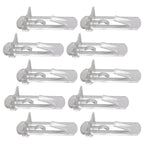 NULYLU 30pcs Plastic Shelf Support Pegs for Furniture Easy to Install Locking Shelf Pins for Cabinets Bookcases and Closets Sturdy and Clips