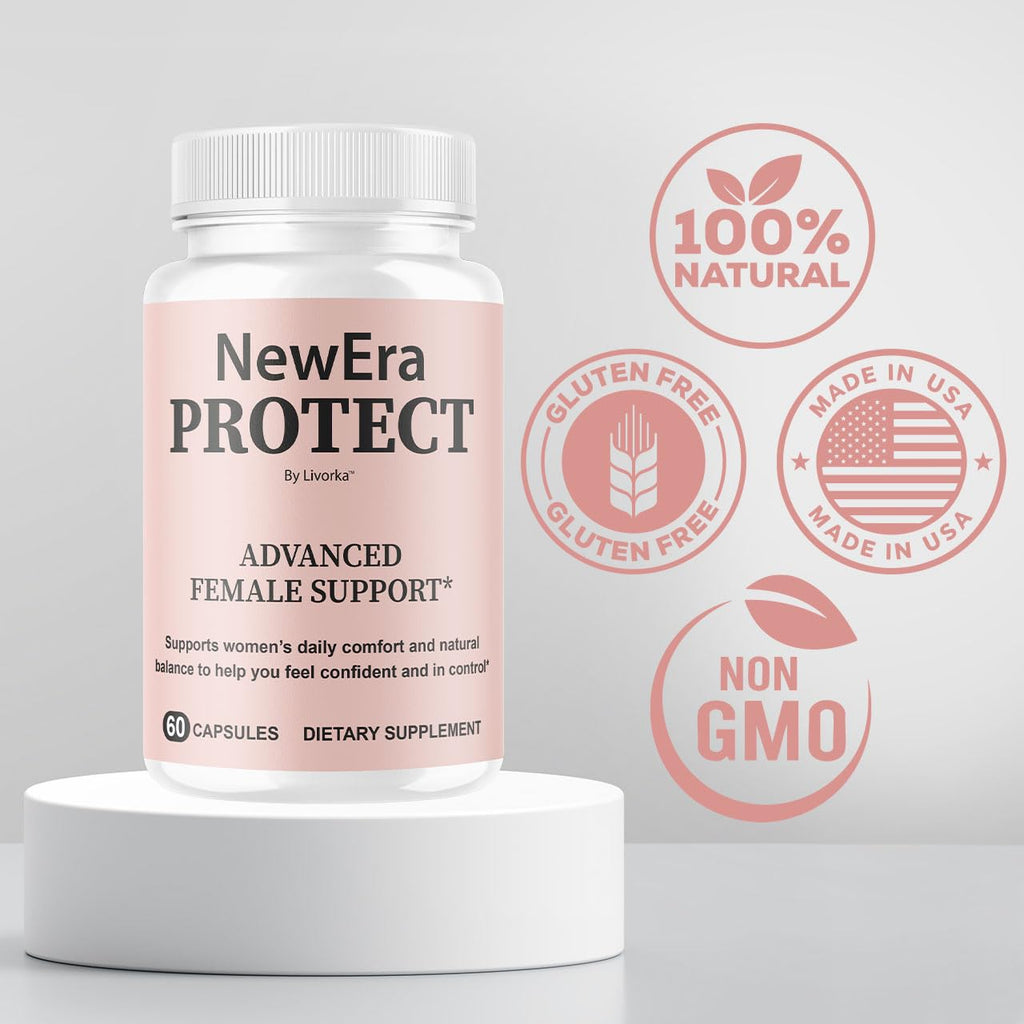 NewEra Protect Capsules - Official New EraProtect Advanced Supplement Premium Formula - Maximum Strength, All Natural Vitamins Support for Overal Health & Wellness Reviews, 60 Capsules for 1 Month