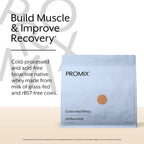 ProMix Nutrition Whey Protein Powder, Unflavored - Grass-Fed - ­Post Workout Fitness & Nutrition Shakes, Smoothies, Baking & Cooking Recipes - Gluten-Free & Keto-Friendly - 2.5 Pound (Pack of 1)