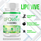 (2 Pack) Lipovive Capsules, Official Lipovive Pills with All Natural Ingredients, Advanced Formula Lipovivé Health & Active Lifestyle Support Pills Max Strength Vitamin for Women & Men (120 Capsules)