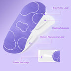 MYEBONG 48 Packs Steam Eye Mask for Eyes, Warm Compress Eye Mask, Self Heating Eye Masks Help for Eye Spa, Disposable Heated Eyes Mask for Sleeping Relief Stress Eye Fatigue(Lavender)