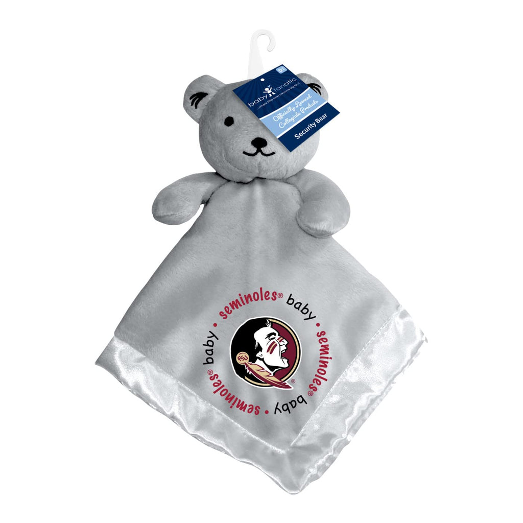 Baby Fanatic Unisex Baby Security Bear Blanket, Gray – NCAA Florida State Seminoles, FSU Merchandise