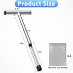 ForoGore 17 Inch Stainless Steel Soil Sampler Probe