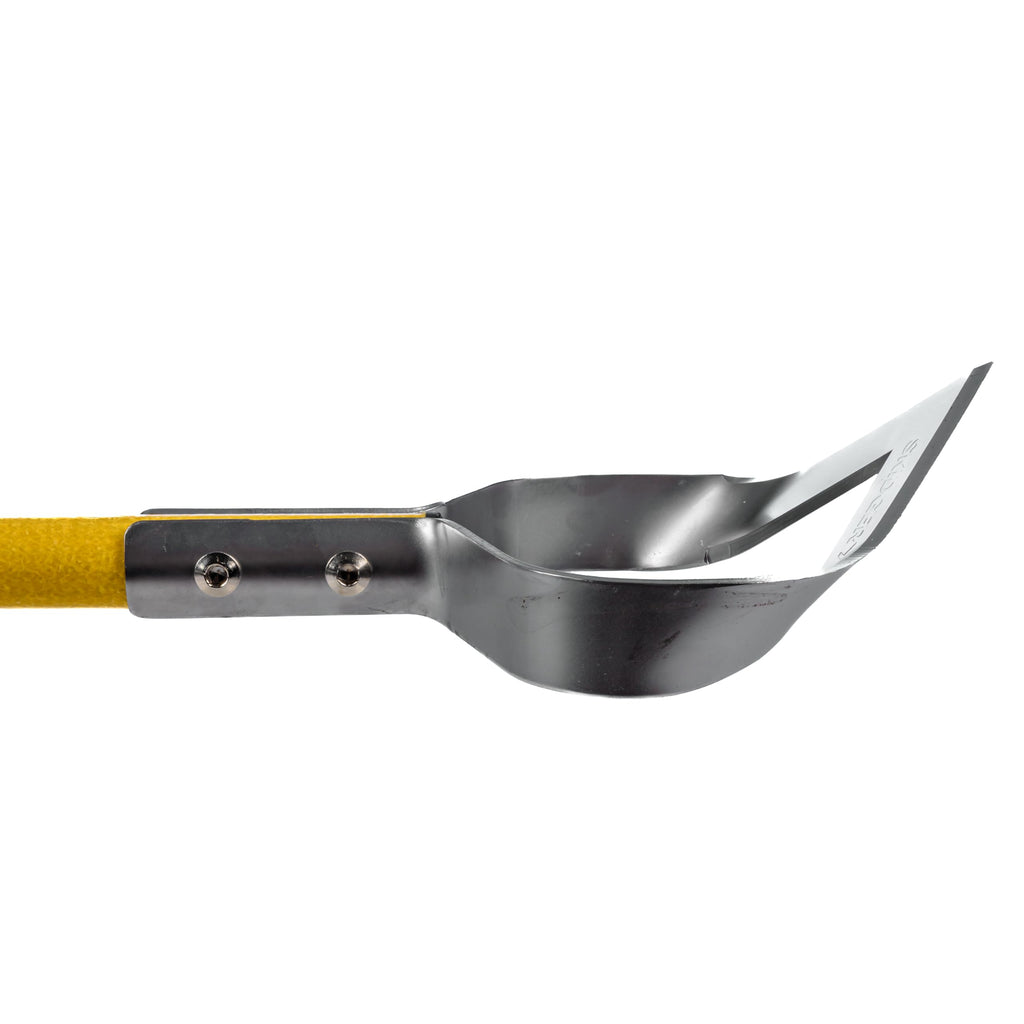 Skidger Xtreme Weeder Garden Scuffle Hoe Cultivator, 54-Inch Fiberglass Handle with Grips for Weeding, Cultivating, and Soil Prep