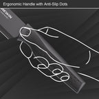Brewin Knife Set, 8PC Kitchen Knife Set with Universal Block and Scissors