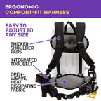 ProTeam Backpack Vacuums, ProVac FS 6 Commercial Backpack Vacuum with HEPA Media Filtration and Restaurant Tool Kit, 6 Quart, Corded