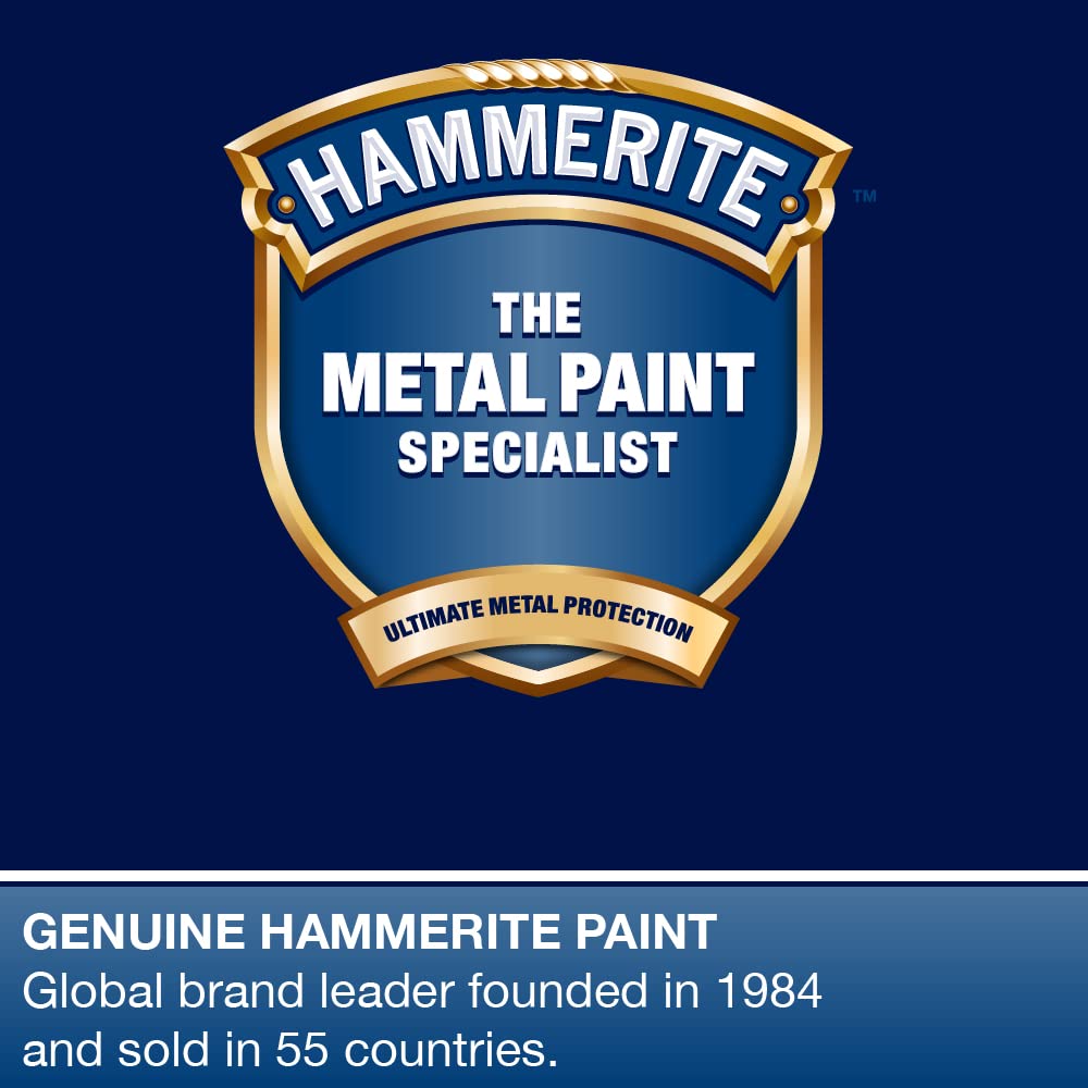 Hammerite 5092965 Metal Paint: Smooth Black 400Ml (Aerosol)