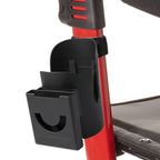 Joxodak Wheelchair Cup Holder 2 in 1 Strap-on Walker Cup and Phone Holder Compatible with Drive Medical Nitro Rollator Walkers Cup Holder for Wheelchair, Walker, Rollator, Camper