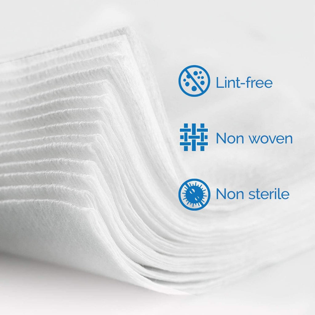 JMU Gauze Pads, 3000Pcs 2x2 Gauze Pads, 4-Ply Non Woven Gauze Sponges