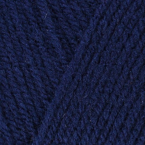 Red Heart Super Saver Soft Navy E300-387 (3-Skeins - Same Dye Lot) Worsted Medium #4 Acrylic Yarn for Crocheting and Knitting with Project Bag