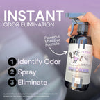 The Stink Solution Smoke Odor Eliminator Spray, Bamboo Teak, 2 Pack, 16 oz