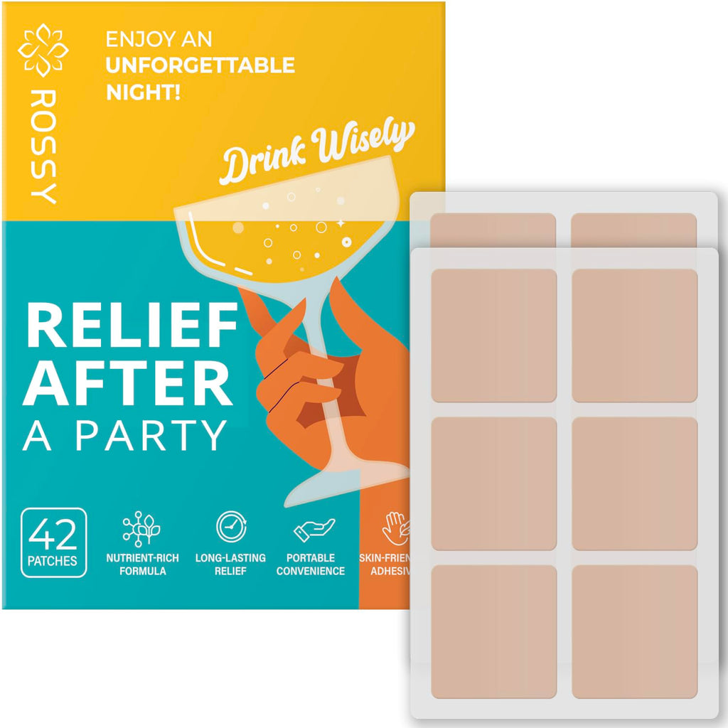 Party Recovery Patch: Fast-Acting Relief for Men and Women with Green Tea, Use Before Drinking, Enjoy No Regret Night and Wake Up Refreshed