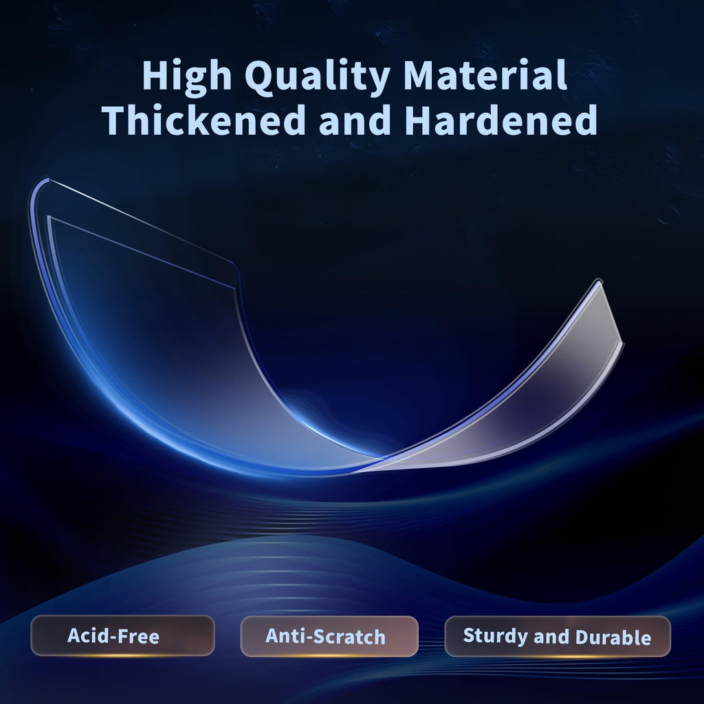 2000 Hard Plastic Card Sleeves, Premium Plastic Baseball Card Sleeves, 3" x 4" Trading Cards Holder, Sports Baseball Football Game Cards Protectors (1000 Hard Sleeve + 1000 Soft Sleeve)