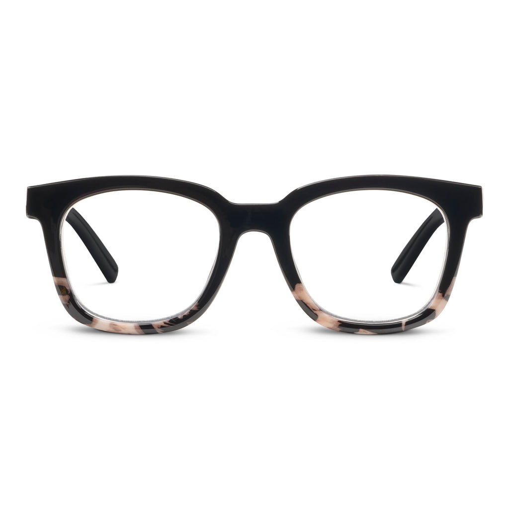 Peepers by PeeperSpecs To the Max - Black/Black Marble +1.75