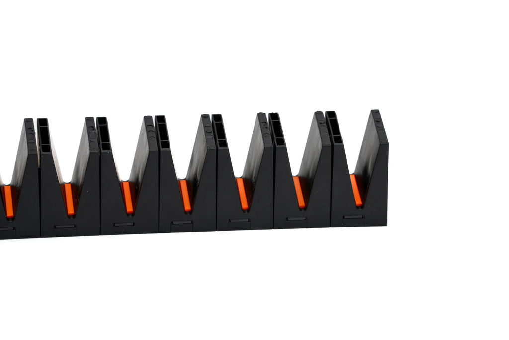ToolBox Widget Wrench Organizer Pro Series 4.0 – Magnetic Wrench Holders for Tool Drawer – Modular Toolbox Organizer System – Tool Storage for Professional & DIY Mechanics - 4 Pack, 48 Holders
