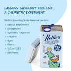 Nellie’s Laundry Soda 125 Loads – Laundry Powder Detergent – 4 Ingredients – No Residue – HE & Septic Safe – Made in Canada